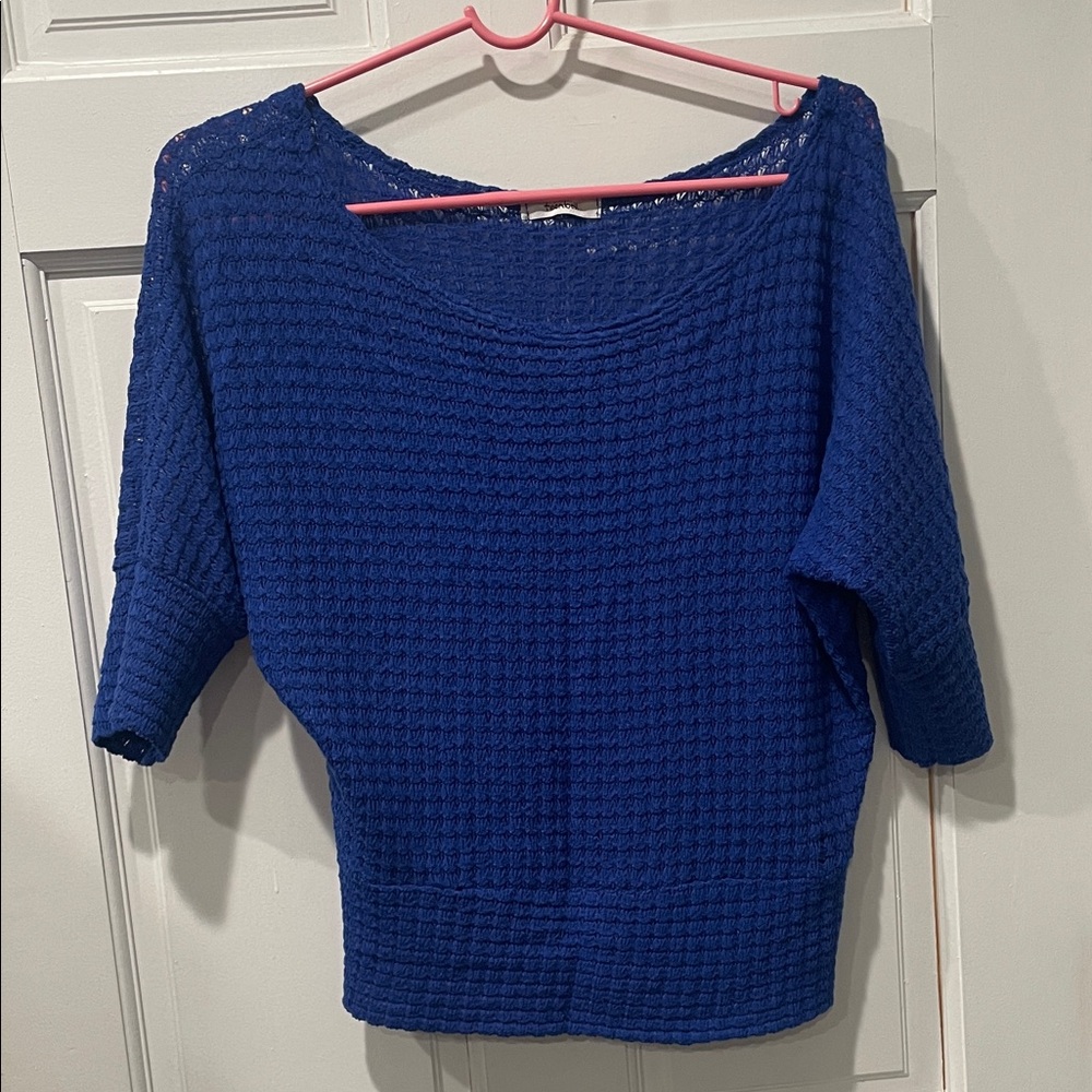 TeenBell Royal Blue Crew Neck Sweater